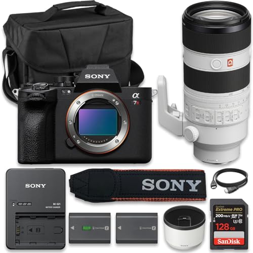 Image of Sony Alpha 7R V Full-Frame Mirrorless Camera with Sony FE 70-200mm f /2.8 GM OSS II Lens