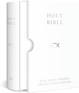 HOLY BIBLE: King James Version (KJV) White Presentation Edition