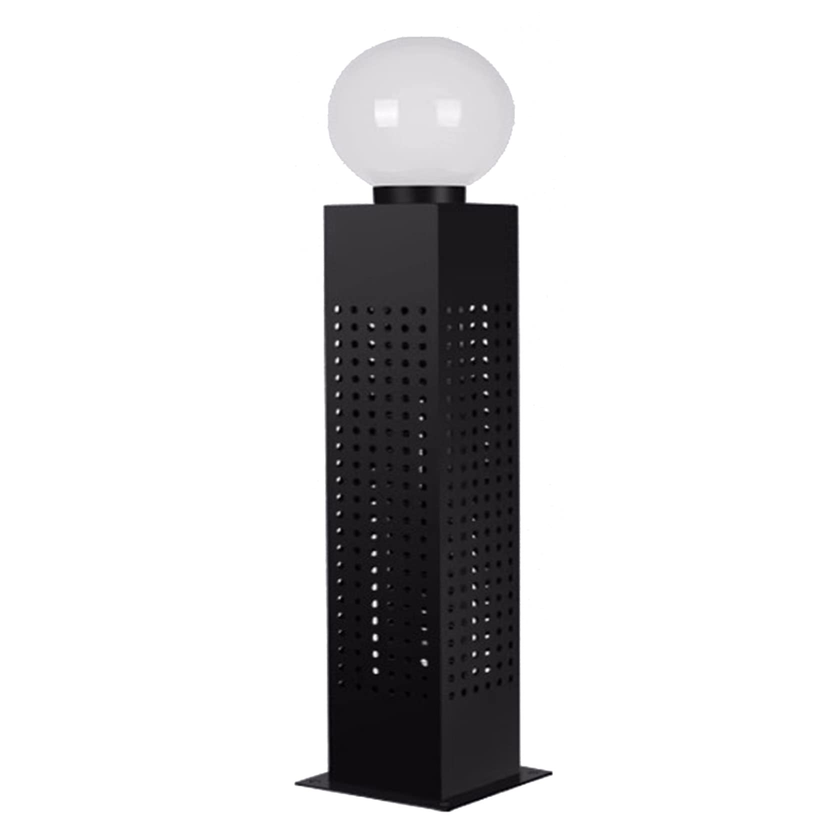 Elektrischer Insektenvernichter 5500V Moskito Zapper, 2 IN 1 UV Mückenlampe,95CM Gartenstraßenlaterne aus Aluminiumlegierung,IPX6 wasserdichter,vollautomatischer intelligenter,150m²,Black