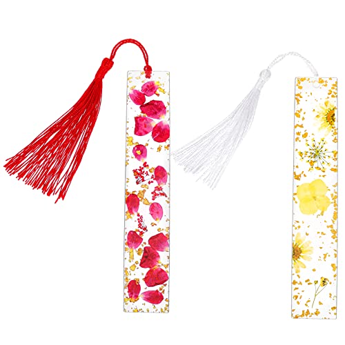 Cobee Segnalibro a forma di fiore essiccato in