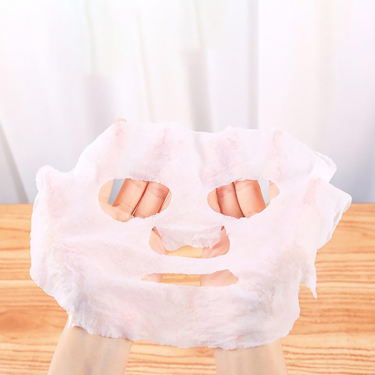 Mascarilla Facial Desechable de Algodón Comprimido, 500 Unidades Ultrafinas, Absorbentes para Spa y Cuidado Personal en Casa