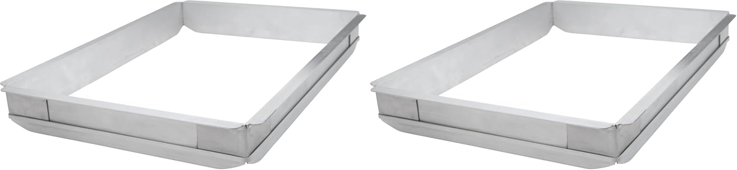 Winco Aluminum Sheet Pan Extender, Quarter,Silver (Pack of 2)
