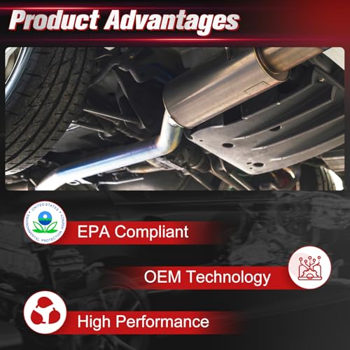 HIGHBRICK 2pcs Catalytic Converter Compatible with Captiva Sport 2012-2015, Chevy Equinox 2010-2014, GMC Terrain 2010-2014 2.4L Replaces 642042 644015 (EPA Compliant) by HIGHBRICK - Used condition - Image 8