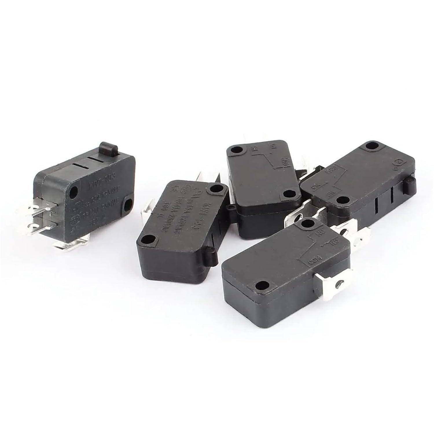 Push Button KW1-103 3-Pin Microswitch SPDT 16A Micro Switch(5Pcs)