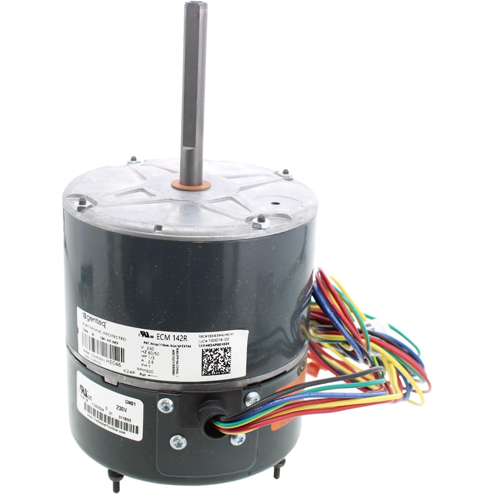 5SME39HLHE046 - OEM Upgraded ECM Condenser Fan Motor 1/3 HP Replaces Lennox