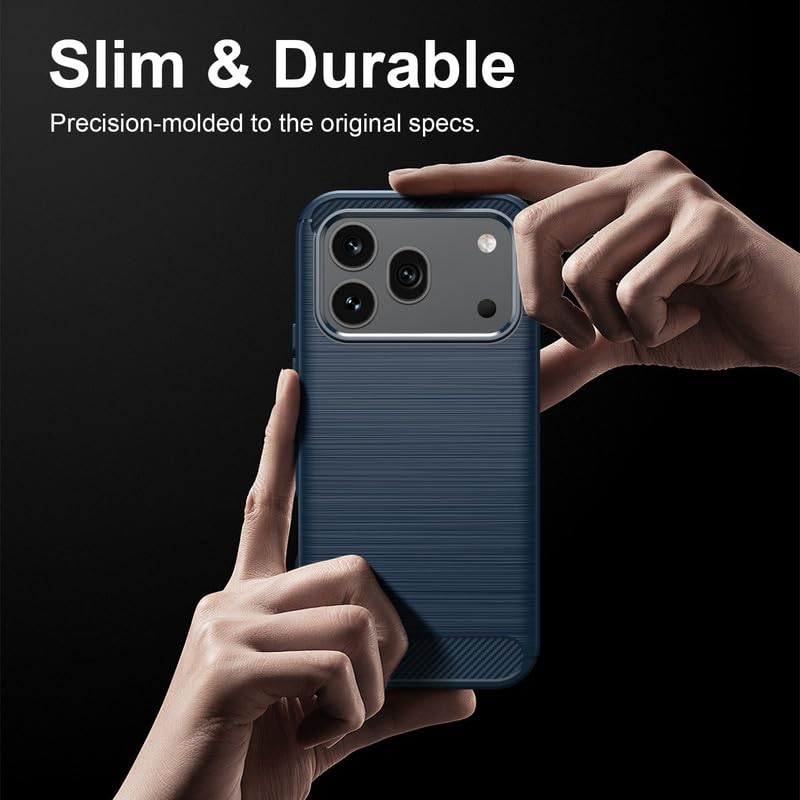 Image of Basic Case for Honor 600 /600 Pro (Carbon Fibre Blue)