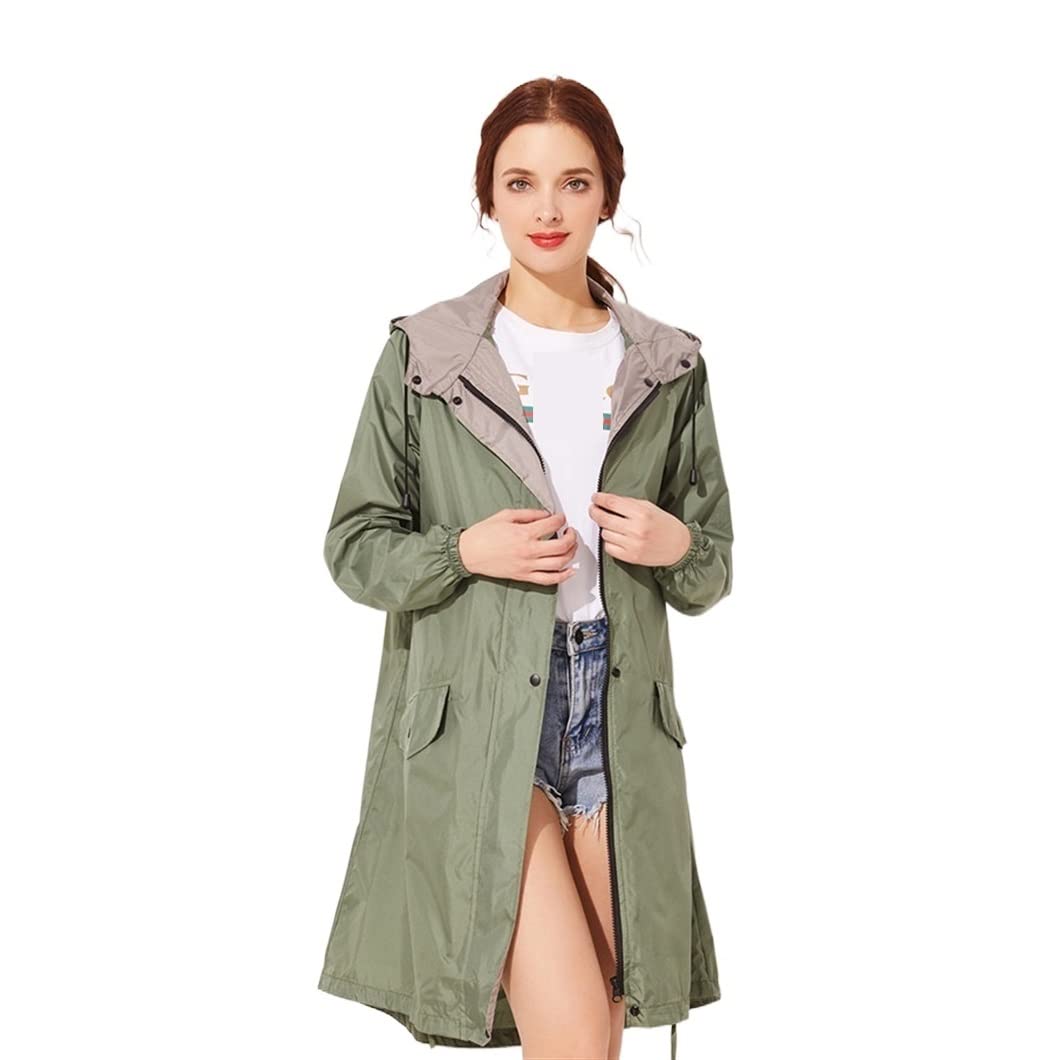 Chubasquero Chubasquero para Mujer, Impermeable Ligero, Poncho, Impermeable para Hombre, Capa Impermeable para Adultos A Prueba De Viento Ponchos De Lluvia Impermeables(Purple)