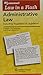 Law in A Flash: Administrative Law (Emanuel Law in a Flash)