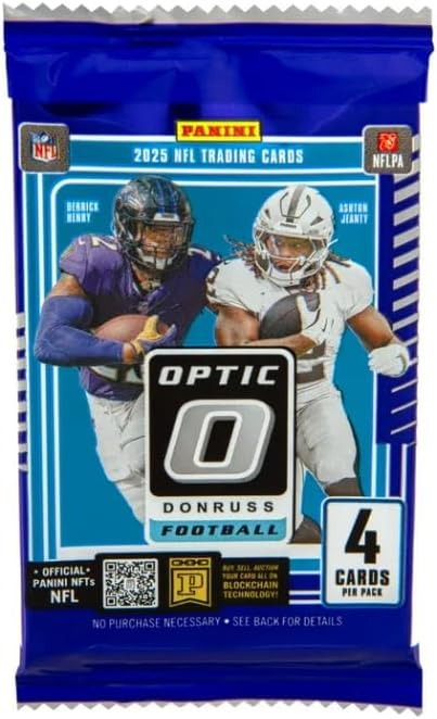 2025 Optic Football Blaster Box (Purple Shock) (24 Cards/Box) ((Downtown)