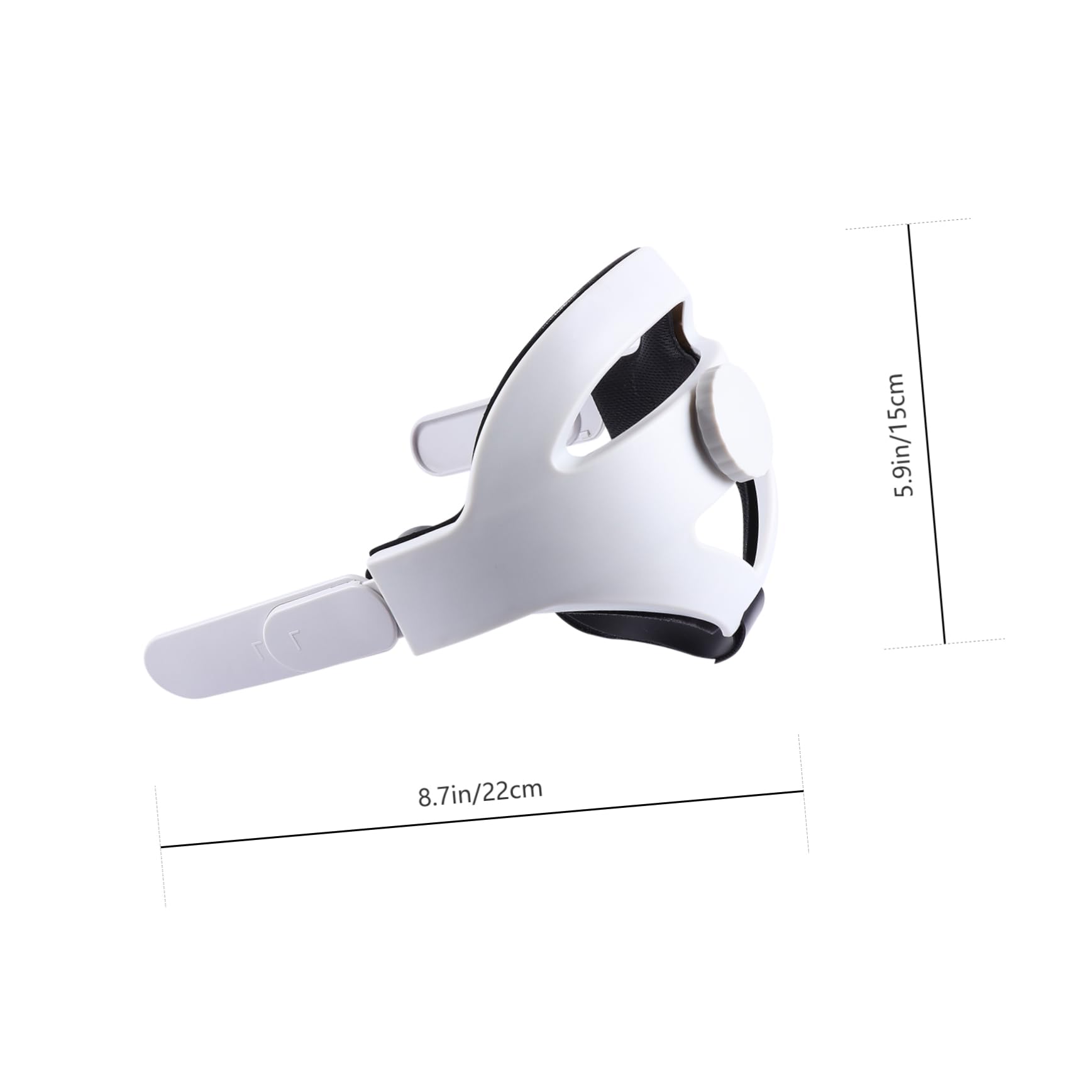 SHINEOFI Correa Ajustable y para Auriculares VR Compatible con Oculus Soporte Ergonómico y Protector para Uso Prolongado