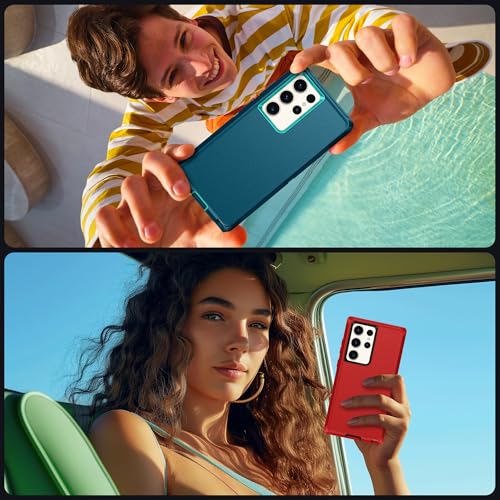 Coque Samsung S23 Ultra rouge stop aux écrans cassés et chocs