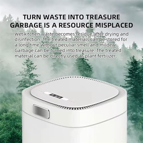 FfiMe Electric Compost Bin, 4L Smart Waste Kitchen Composter, Odourless Indoor Compost Bin, for Converting Food Into Pre-compost, Features Auto-cleaning Cycle, for Kitchen Scraps - Image 7
