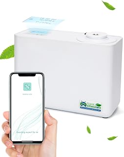Mxmoonant Scent Air Machine for Home 800ml HVAC/Stand Alone Scent Diffuser 1500-3000sq.ft. Cold Air Nebulizing Machine Waterless for Large Room Office