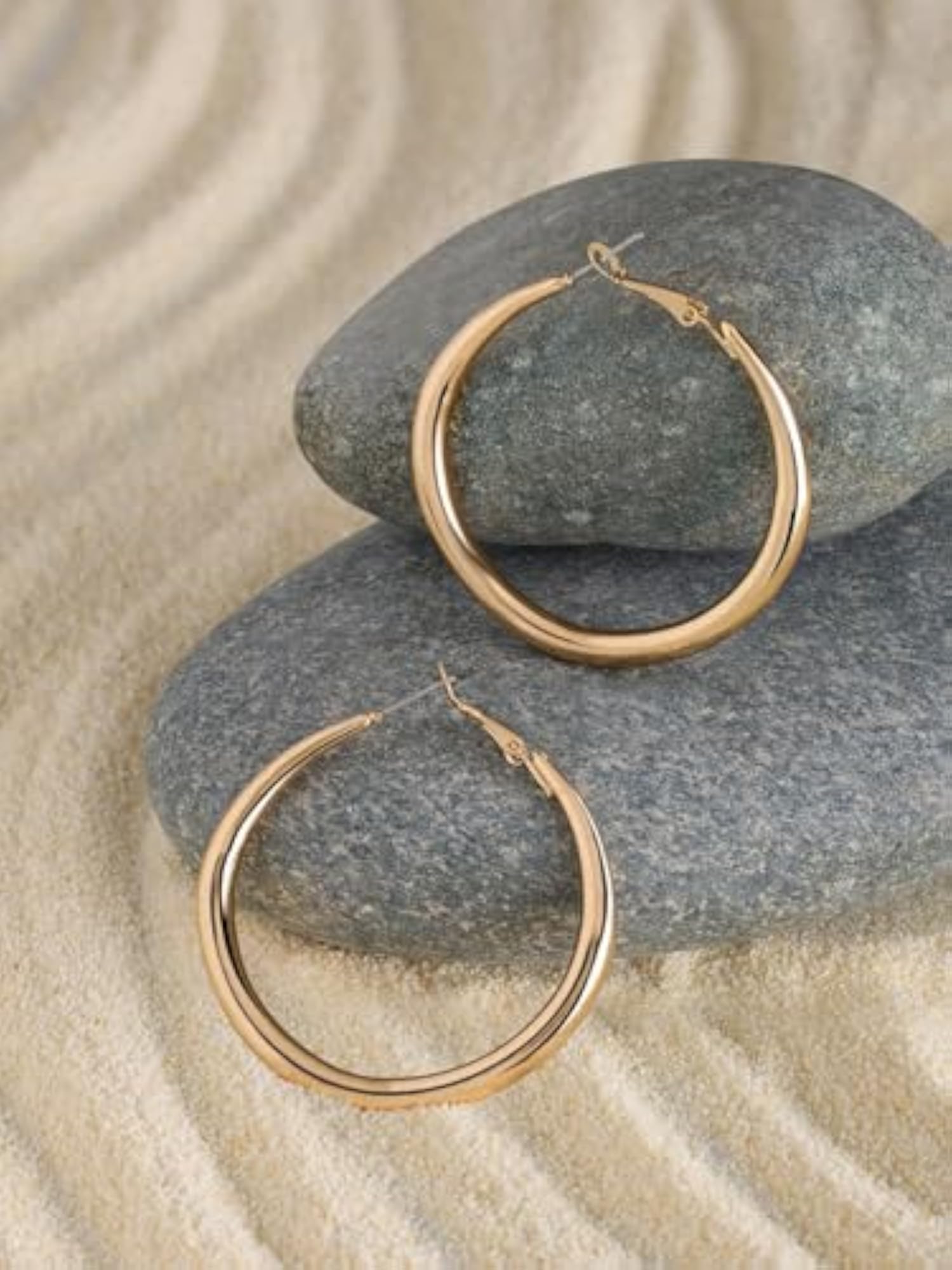 Contemporary Statement Hoop Earrings for Women