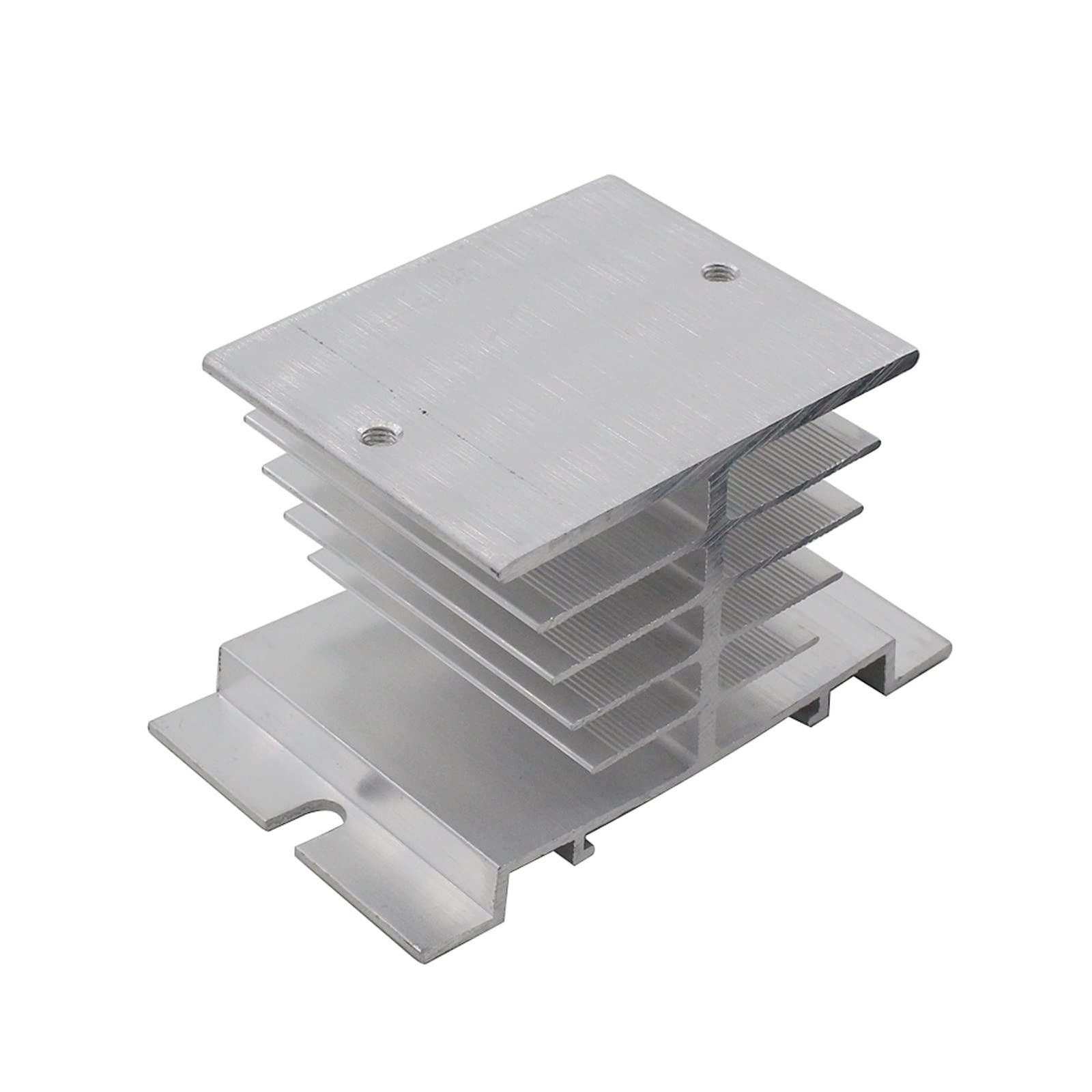 GJZIFGFWQ Solid State Relay Module DC 5-60V SSR-10DD SSR-25DD SSR-40DD 10A 25A 40A Input 3-32V Output(Radiator)