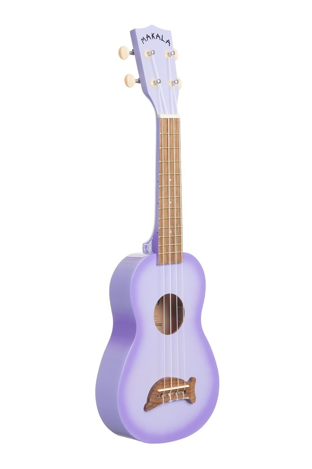Kala Brand Music Co. Makala Dolphin, 4-String Ukulele, Right, Purple Burst, Soprano (MK-SD/PLBURST)