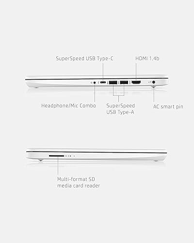 Miniatura 7 de HP Laptop con pantalla táctil de 14 pulgadas, 4 GB de RAM, 128 GB de almacenamiento (64 GB eMMC+tarjeta de 64 GB), Intel Celeron N4020, Intel UHD