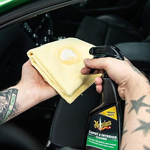 Meguiar's G9416EU Heavy Duty Carpet & Interior Cleaner 473ml. Cleans carpets, vinyl, upholstery, mats & seatbelts.