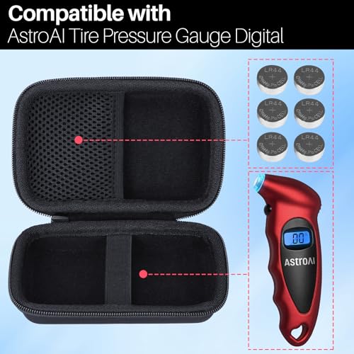 Image of Lebakort Hard Case Compatible with AstroAI Tire Pressure Gauge Digital