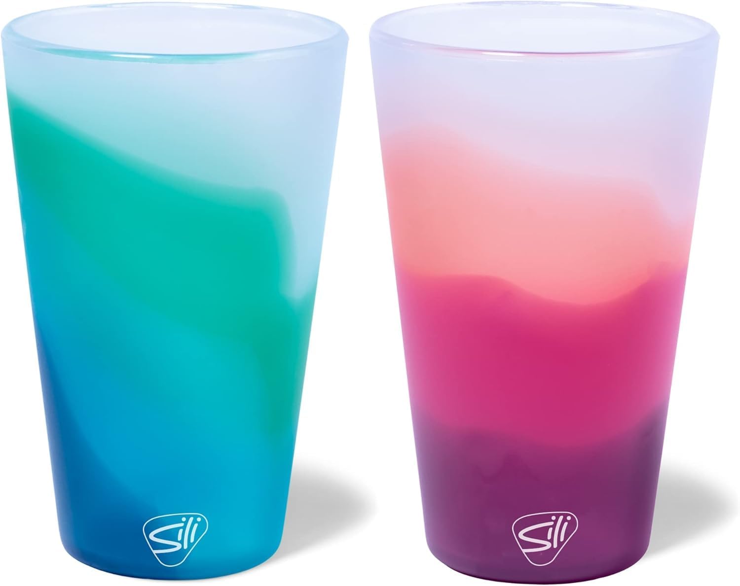 Silipint Silicone Travel-Cup Lids Kids’ Cups and Wine Cups, Unbreakable, Non-Plastic, Reusable Silicone Drinking-Cup Covers, Set of 4