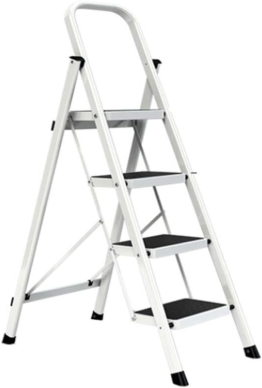 Telescoping Extension Ladder, Telescoping Ladder Step Ladder Home Folding Ladder Herringbone Ladder Thicken for Indoor Stairs Telescopic Ladder Multifunctional Non-Slip Escalator S