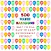 Belmalia 500 Globos de Agua, Colorido, fácil de llenar