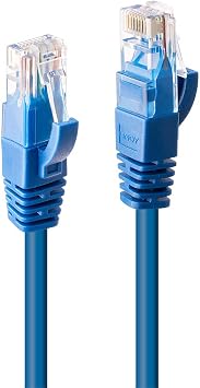 LINDY 0.3m CAT6 U/UTP Snagless Gigabit Network Cable, Blue