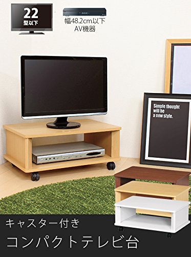 テレビ&Blu-rayレコーダー&テレビ台 デッキが2台入るテレビ台上収納・デスク上ディスプレイモニター台