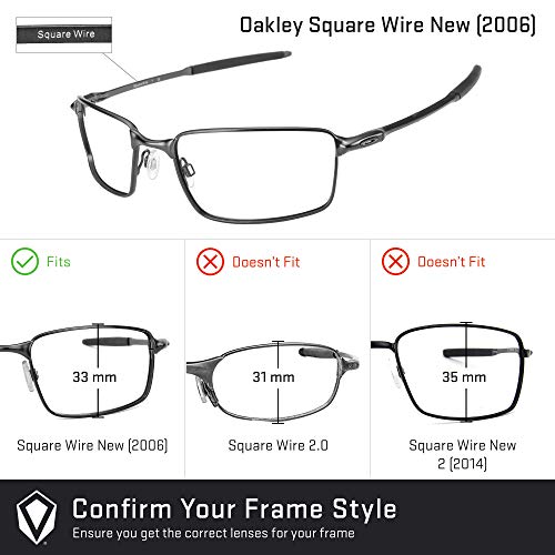 Image of Revant Replacement Lenses for Oakley Square Wire New (2006)