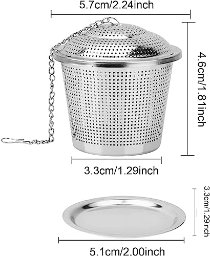 RZMZBY 2 pezzi Colino da tè in Acciaio