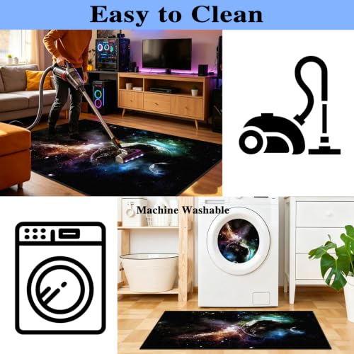 Tapis de jeu antidérapant pour protéger le sol des fauteuils gamer