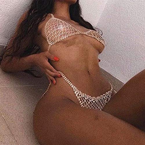 Sexy Bling Rhinstone Bra Body Chain Rhinstone Underwear Bra Harness Crystal Body Chain Jewelry Bikini Crystal Bralette Underwea for Women3