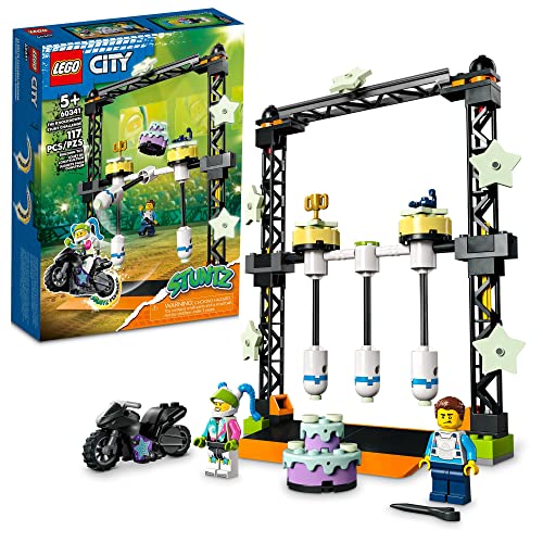 LEGO City Stuntz The Knockdown Stunt Challenge 60341 Bauspielzeug-Set für...