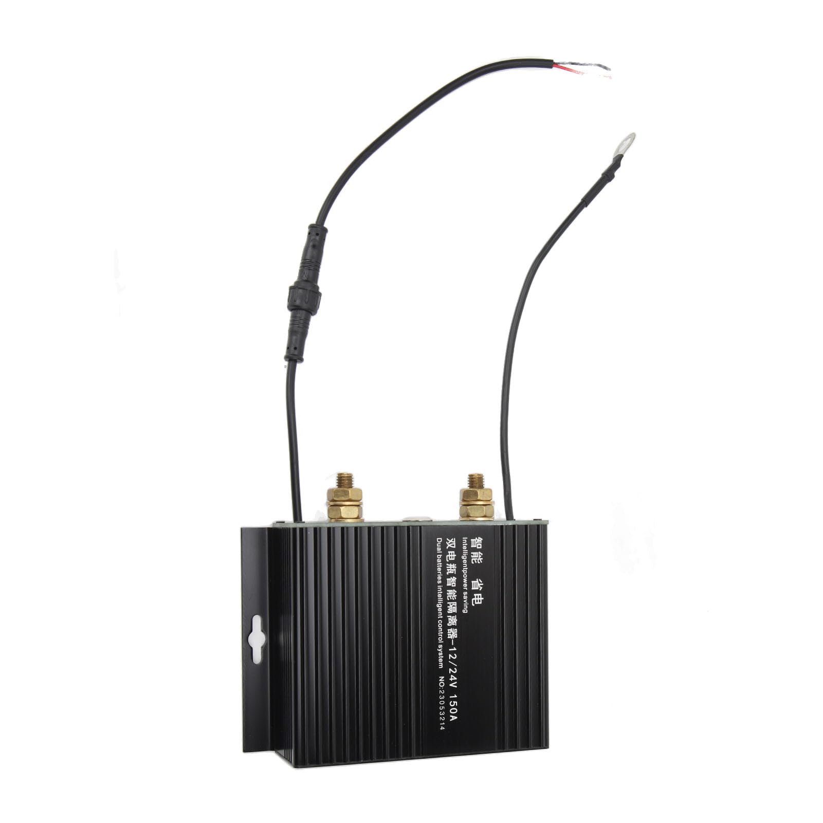 Aislador de BateríA Dual Relé Sensible Al Voltaje Relé de Detección Voltaje Controlado por 150 A 12 V 24 V Indicador LED Carga Bidireccional con Carga