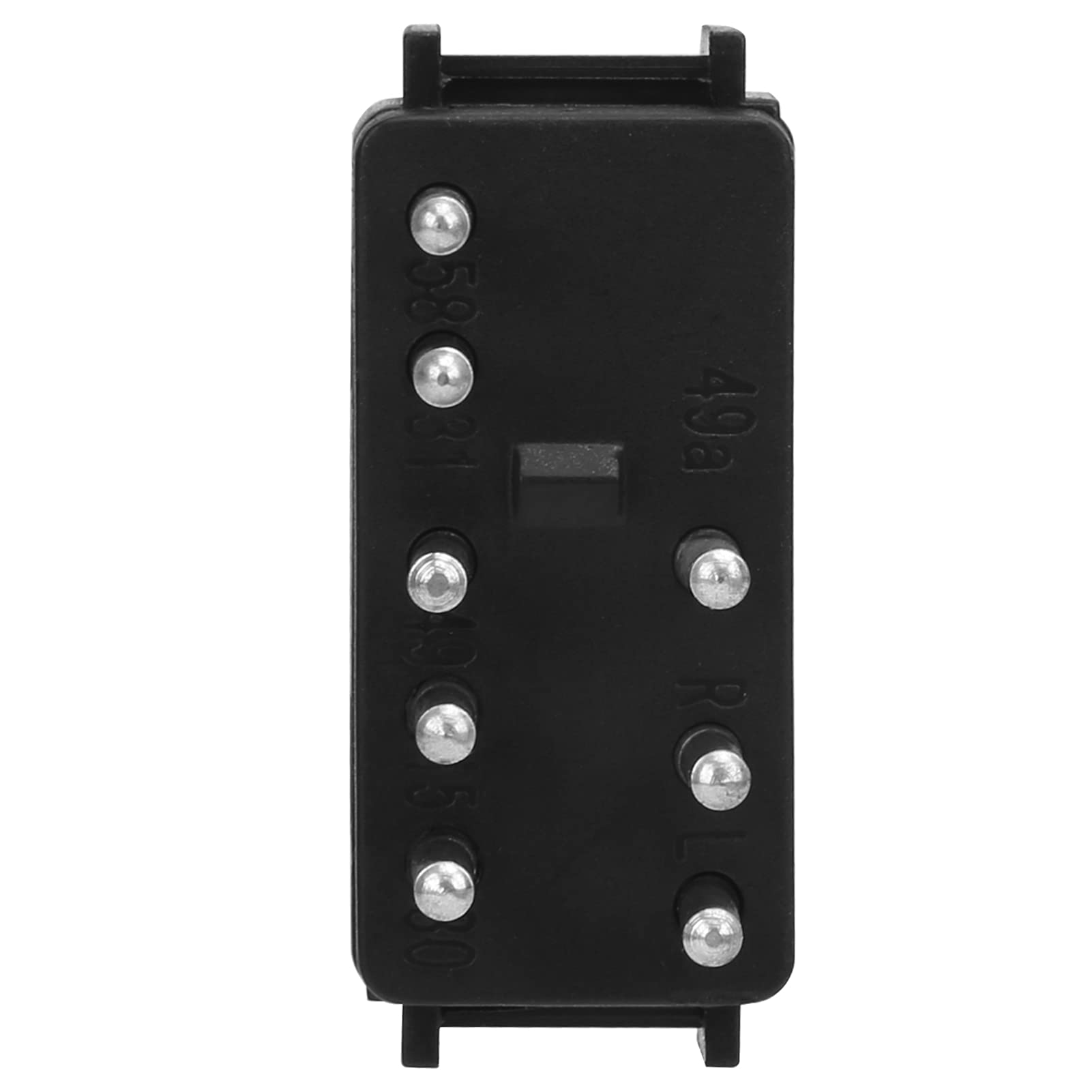 Cosiki Interruttore Luce di Emergenza di Emergenza Rosso di Ricambio per W124 W201 W202 Robusto ABS + Metallo