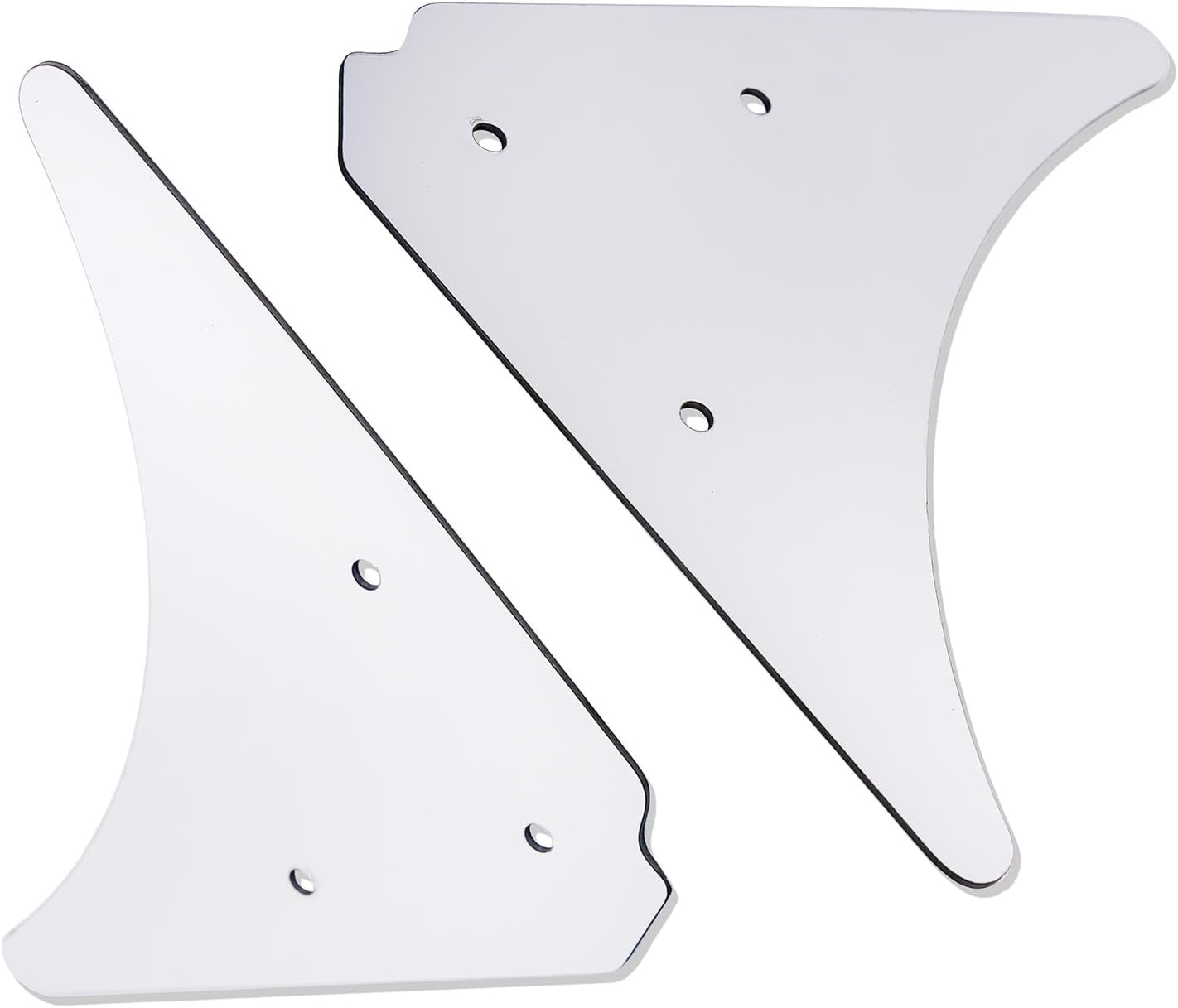 JMCHstore Chrome Stainless Steel Side Frame panel plates for Coleman B200R B200C B200V RB200 Realtree RT200 MEGA moto B212 MAX Mini Bike