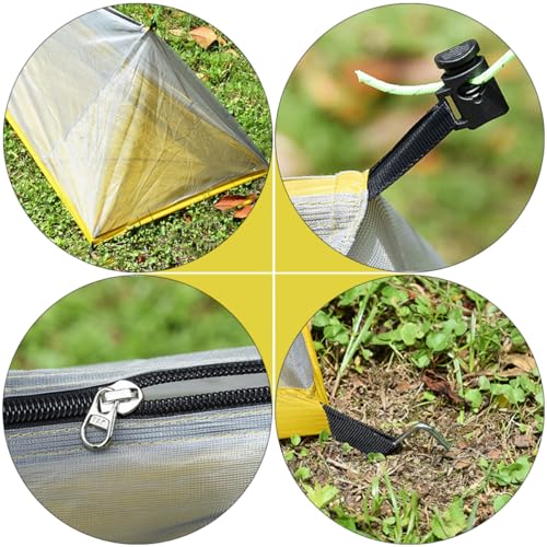 Abri de camping portable SUPVOX avec conception en filet - 7