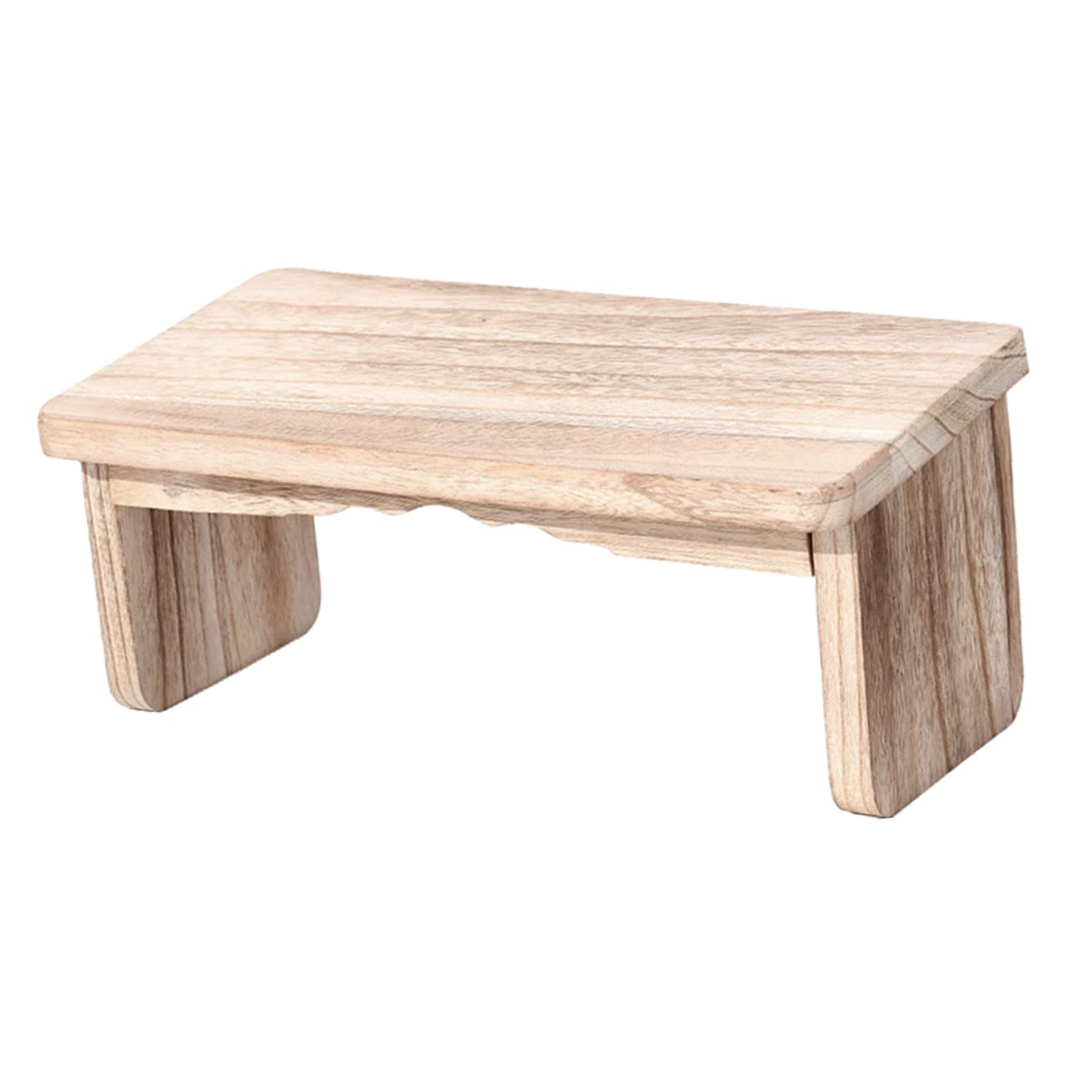 Tabouret en bois pour contemplation contre les douleurs de dos