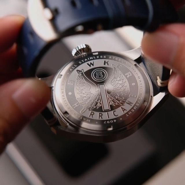 Amazon.com: AVI-8 Mens 46mm Hawker Hurricane Clowes Automatic