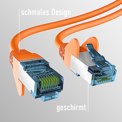 EFB-Elektronik, CAT. 7 network cable up to 10 Gbit, 7.5m LAN cable Ethernet cable patch cable with jack/kink protection - Image 4