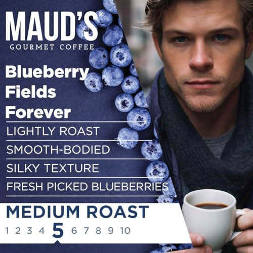 Image of Maud's Blueberry Flavored Medium Roast Coffee Pods 18ct