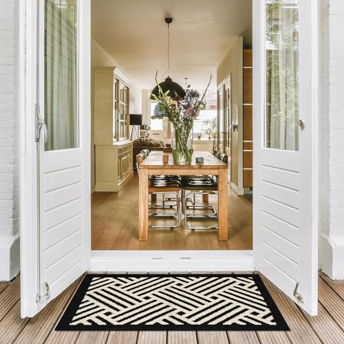 Senerma Paillasson Exterieur Entree 60 x 90 cm,Tapis Entree Interieur Lavable - Imperméable - Antidérapant - pour l'entrée, la Porte d'entrée, Le Patio, Le Couloir, Le Jardin – Image 4