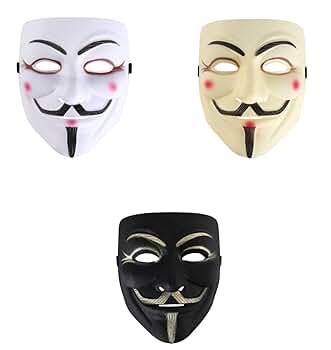 GUY FAWKES  Amazon.com: Blue Ridge Novelty Guy Fawkes Mask (Pack of 10