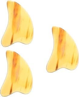 Beavorty 3pcs Horn Pulling Sha Board Spa Accessories Skin Face Guasha Board Trigger Point Tool Face Massage Tools Traditional Home Tools Horn Consumption Horns Massage Board