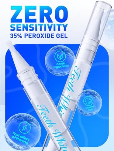 Teeth Whitening Kit with LED Light: 3 Whitening Gel — close-up of materials and construction quality