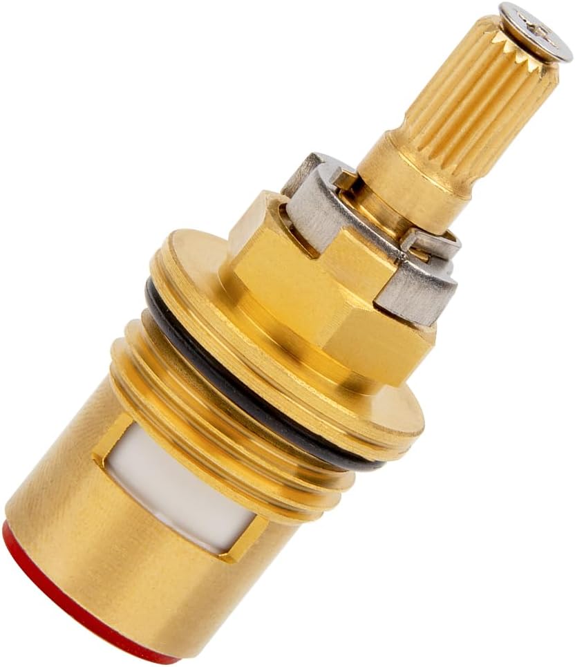 Faucet Cartridge Replacement for Kohler Shower Valve, K-GP77005-RP Ceramic Valve Hot Water Cartridge Replacemen Parts,Faucet Repair Kit, Brass