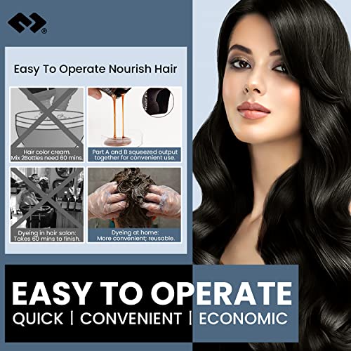 MOHOPE Shampoo Negro para Cabello Gris 30ml x 10 Unidades miniatura 5