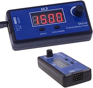 DIYmall HJ Digital RC Servo Tester ESC Consistency Tester Speed Controller for RC Helicopter Airplane Car Motor Throttle Display