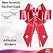 Zoe Deco - Big Car Bow - Red, 30 Inch - Giant Car Bow for Birthday, Christmas, Wedding Reception, Surprise Party - Large Gift Wrapping for Huge Present