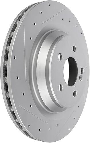 Miniatura 4 de Kit de rotores de freno SCITOO - (2) rotores de freno ranurados traseros para Ford Explorer 2002-2010 para Ford Explorer, 2007-2010 para Ford